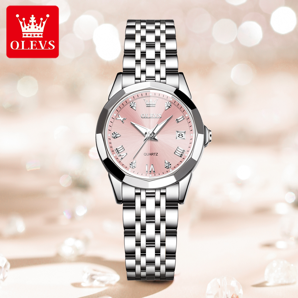 Luxury Watch Cheap - OLEVS 9931 オリジナル レディース腕時計 高品質 ソリッドステンレス
