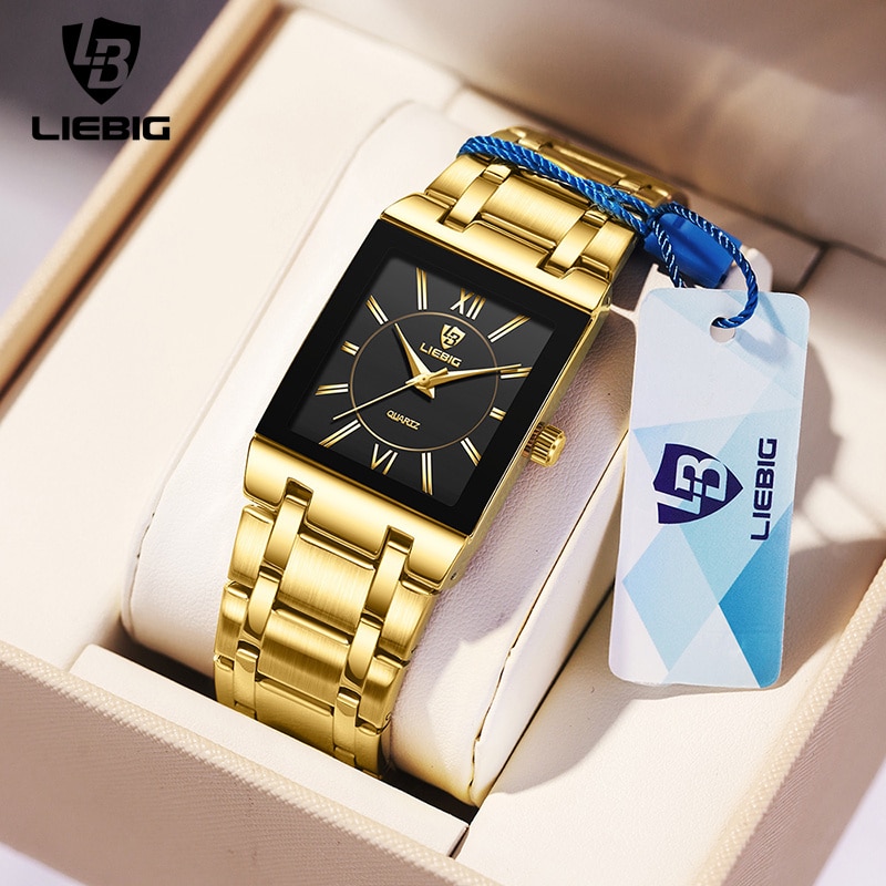 Luxury Watch Kids - LiEBIG 高級ゴールデンクォーツ腕時計女性ガール男性ファッション 30 メートル防水女性レディースメンズ腕時計レロジオ Feminino
