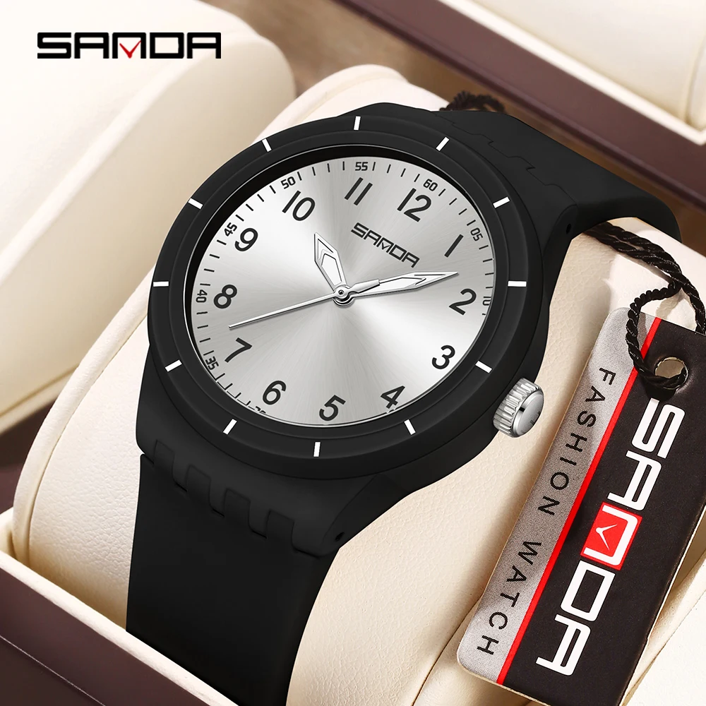 Luxury Watch Shop - SANDA 9075 軽量レディースクォーツ時計多機能レディースクォーツ時計シンプルな防水ナイトライトクォーツ時計
