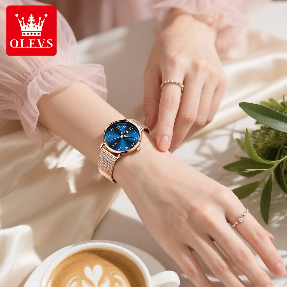 OLEVS 5653 女性の腕時計エレガントなオリジナルクォ - Luxury Watch Cheap のレビューと価格