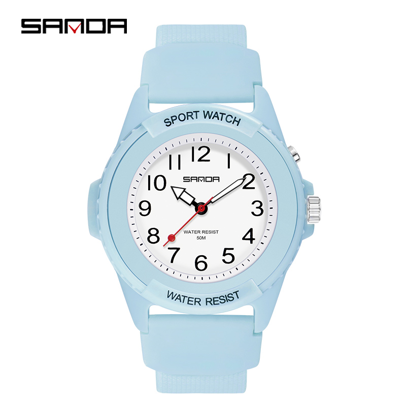 SANDA 6018 新ファッション子供用腕時計スポーツアナ - Luxury Watch Store のレビューと価格
