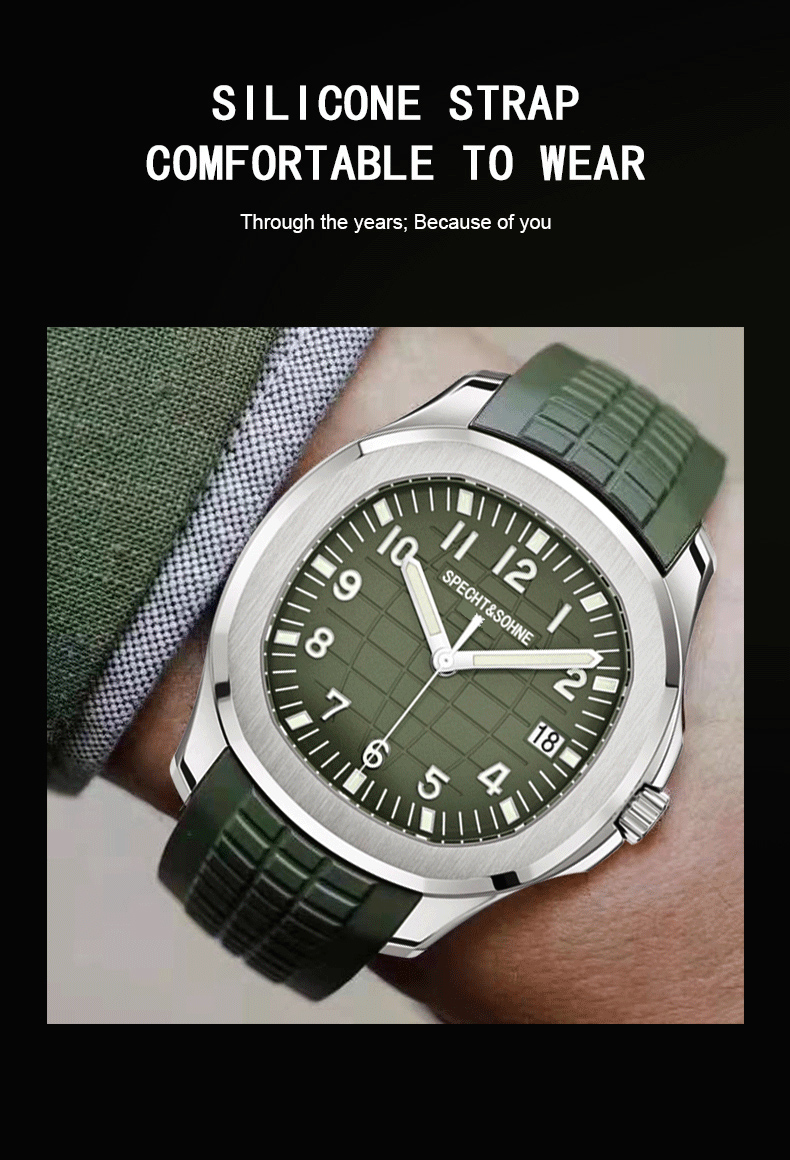 2025 新しいメンズ腕時計自動機械式時計の高級ブランド S - Luxury Watch Rubber Strap のレビューと価格