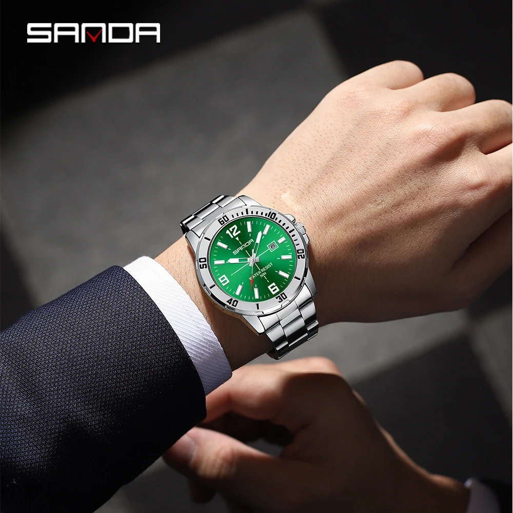 SANDA 3265 3266 メンズ電子時計 大型ダイヤル - Luxury Watch Shop のレビューと価格