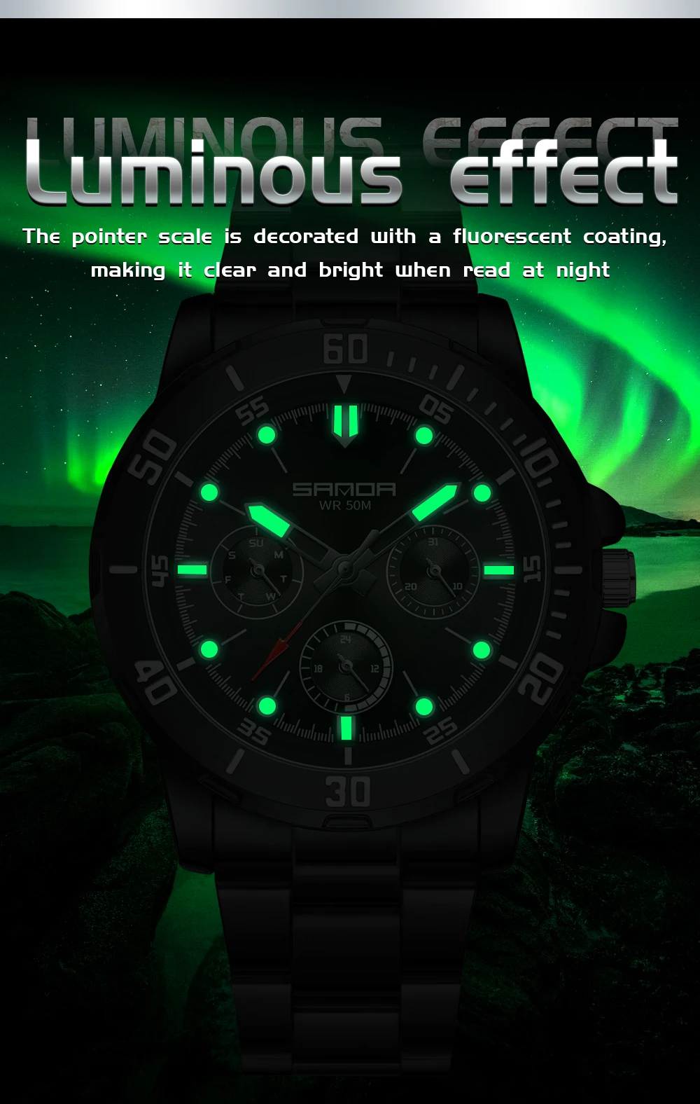SANDA 3265 3266 メンズ電子時計 大型ダイヤル - Luxury Watch Shop のレビューと価格
