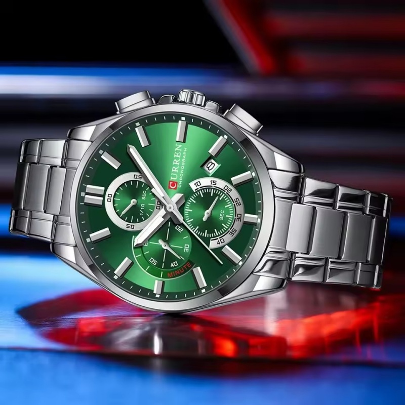 CURREN 8475 新ファッションメンズクォーツ腕時計  - Luxury Watch Kids のレビューと価格