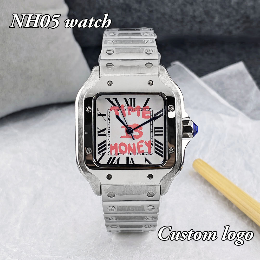 新しい NH05 スクエアウォッチ タイム イズ マネー ウ - Luxury Watch Square のレビューと価格