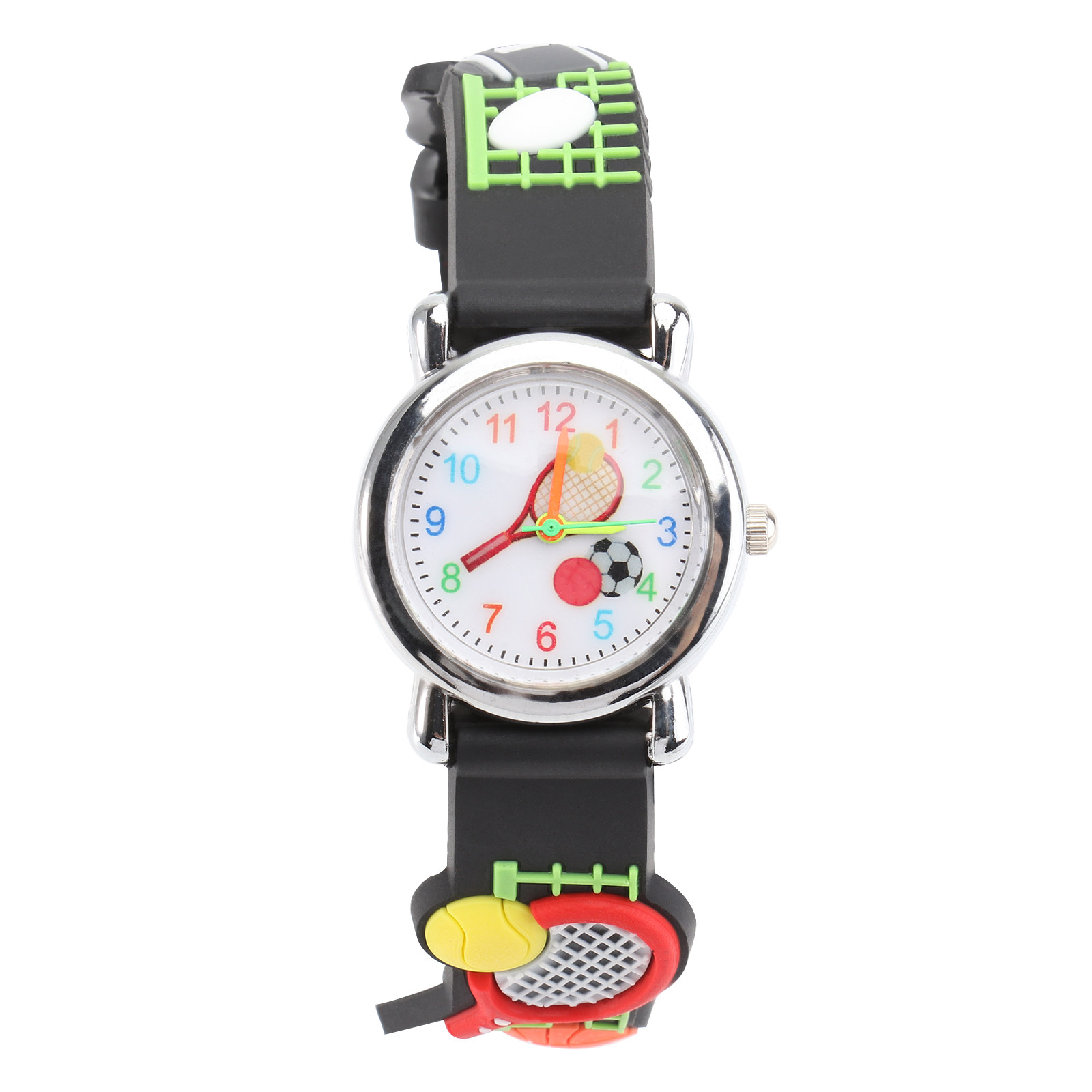 3Dテニスラケットキッズウォッチ、調節可能なストラップ付き、 - Luxury Watch Kids のレビューと価格