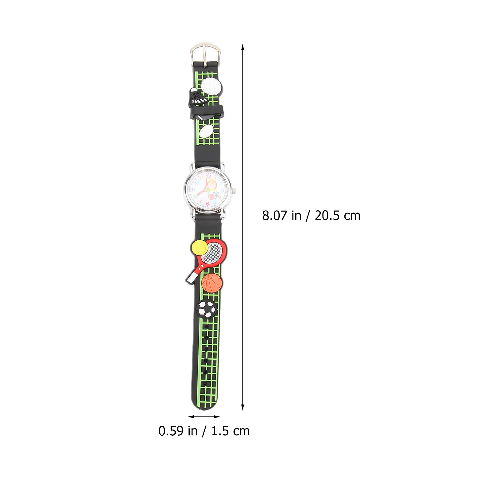 3Dテニスラケットキッズウォッチ、調節可能なストラップ付き、 - Luxury Watch Kids のレビューと価格