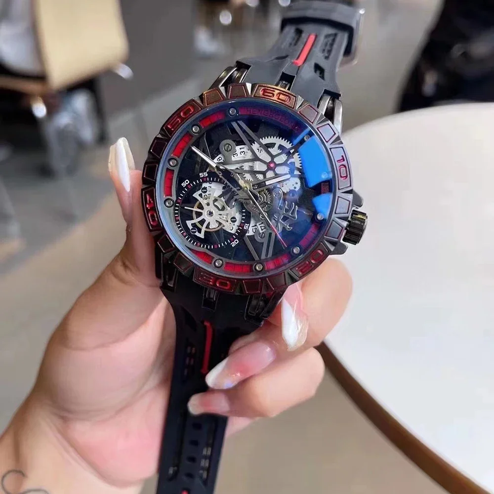 3D クォーツ時計メンズ高級クリエイティブ AAA クール  - Luxury Watch Rubber Strap のレビューと価格