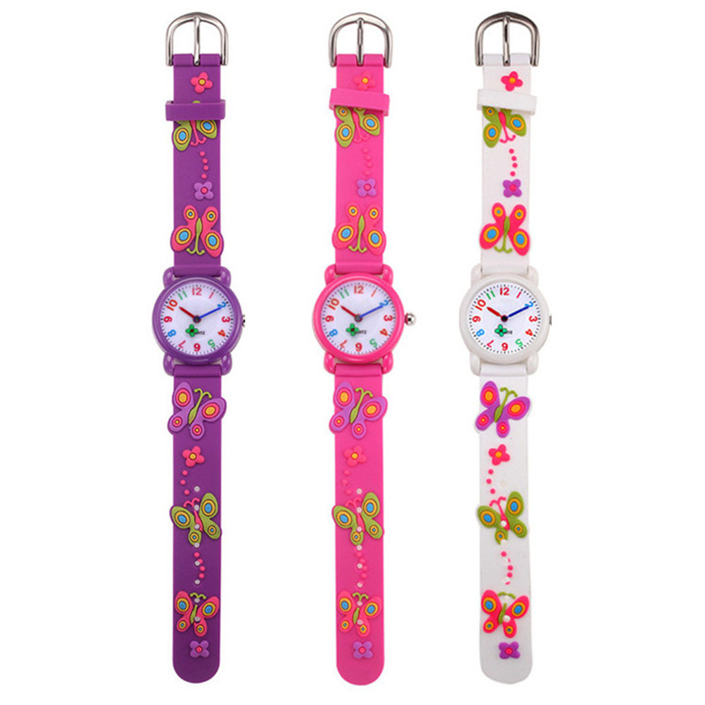 子供用シリコンクォーツ時計 3D漫画デザインが特徴 大きく見 - Luxury Watch Kids のレビューと価格