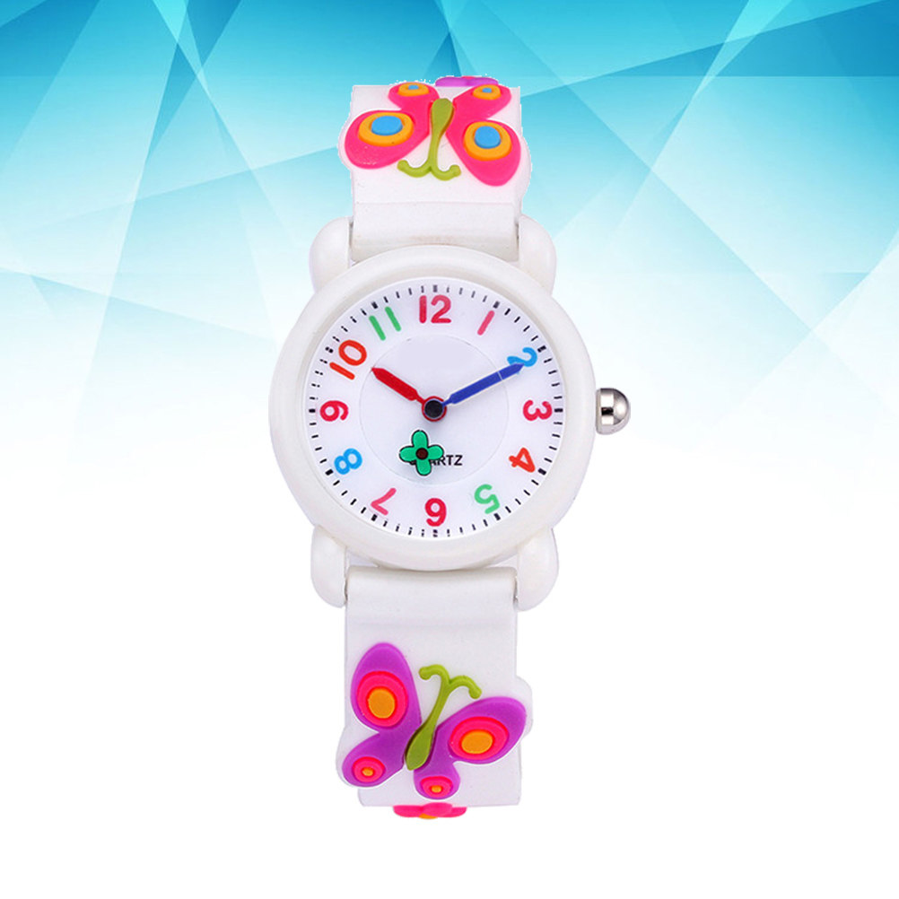 子供用シリコンクォーツ時計 3D漫画デザインが特徴 大きく見 - Luxury Watch Kids のレビューと価格