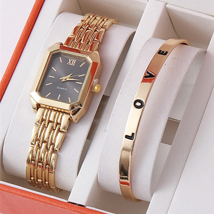 高級レディースクォーツ腕時計 ビジネス用クォーツ腕時計 スチ - Luxury Watch Square のレビューと価格