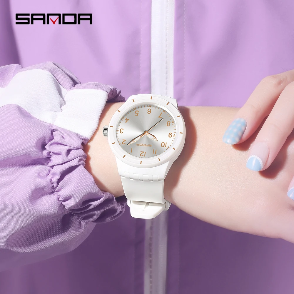 SANDA 9075 軽量レディースクォーツ時計多機能レディ - Luxury Watch Shop のレビューと価格