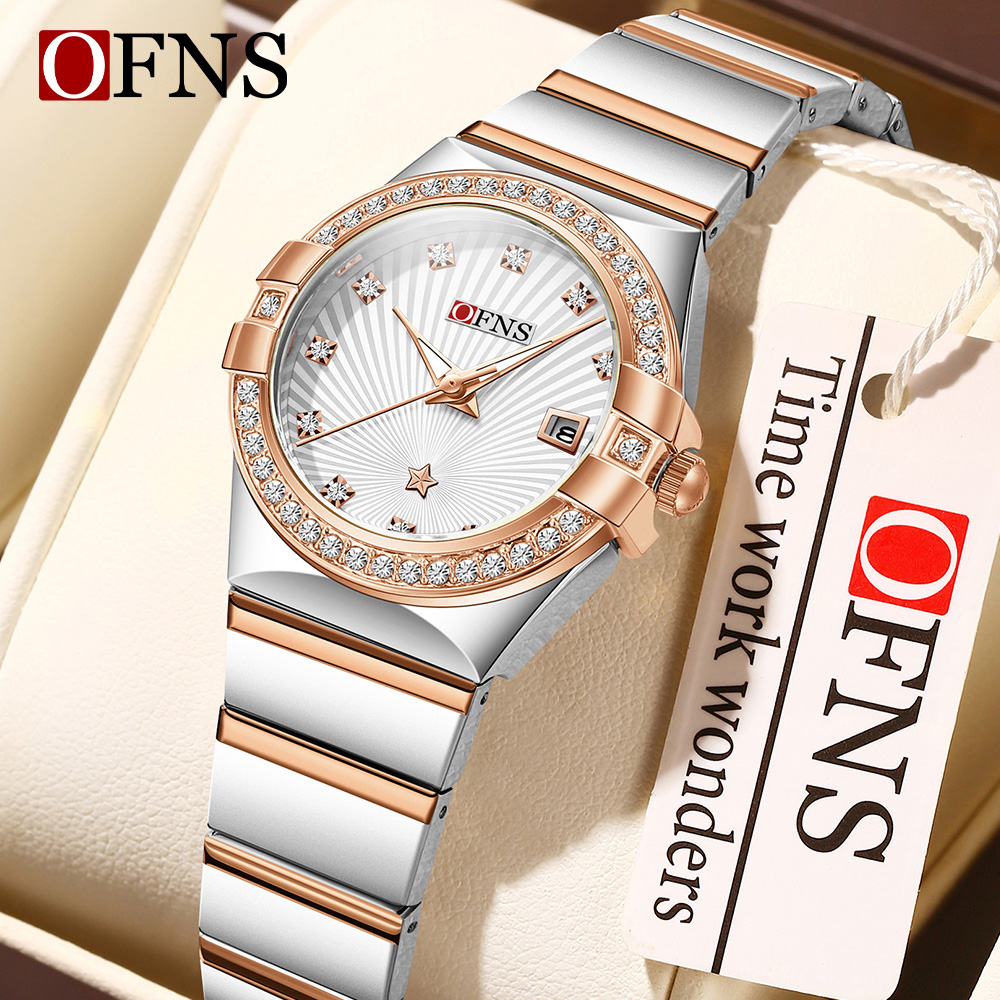 OFNS 新型1569 高級レディースクォーツ腕時計 ダイヤ - Luxury Watch Shop のレビューと価格