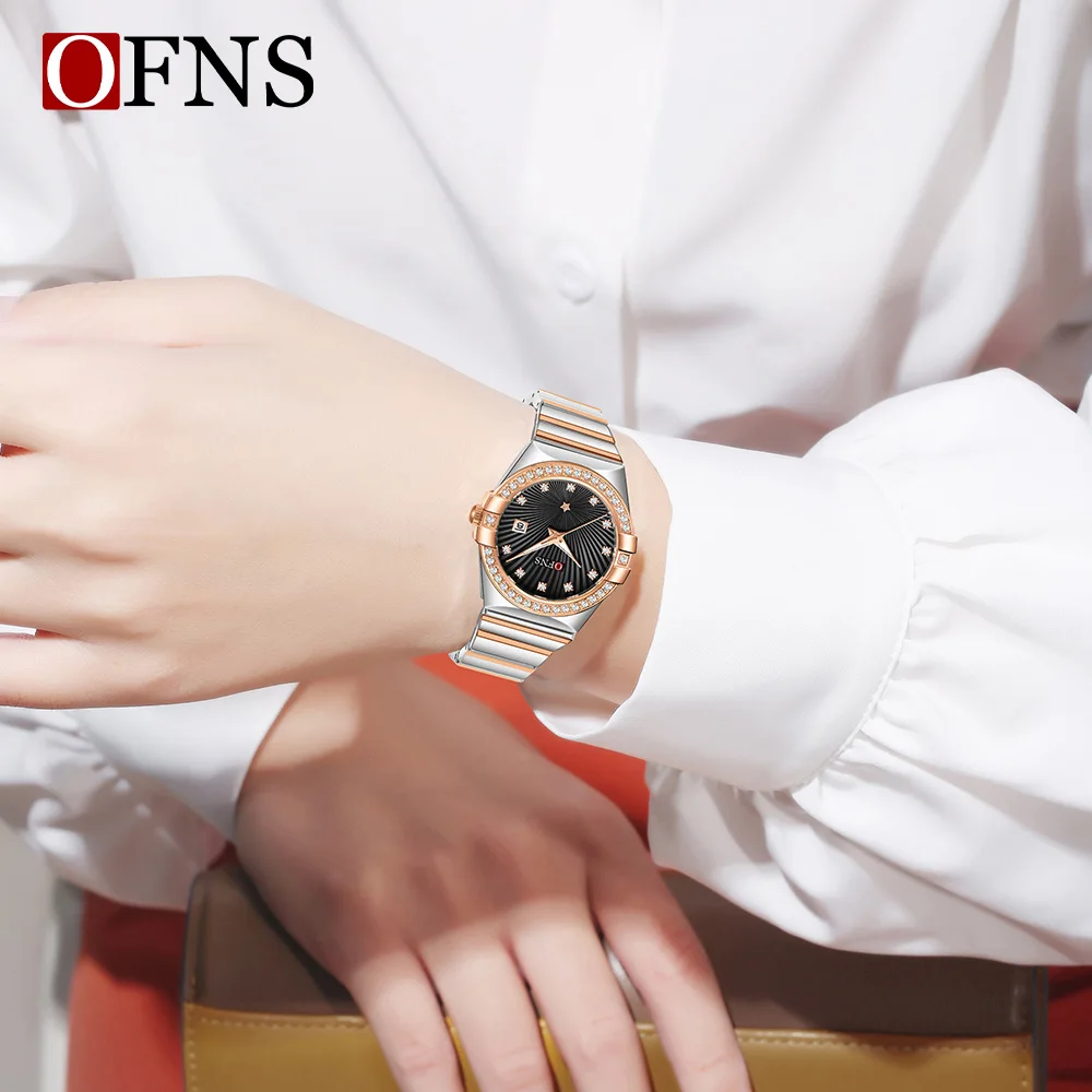 OFNS 新型1569 高級レディースクォーツ腕時計 ダイヤ - Luxury Watch Shop のレビューと価格