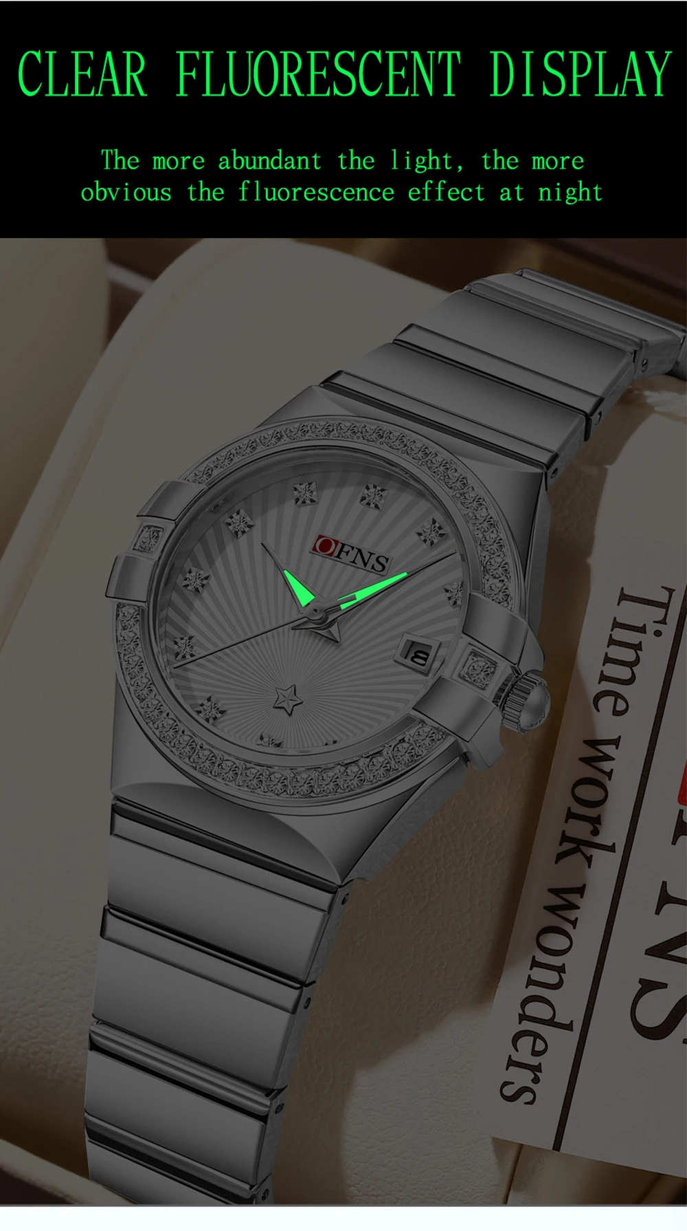 OFNS 新型1569 高級レディースクォーツ腕時計 ダイヤ - Luxury Watch Shop のレビューと価格