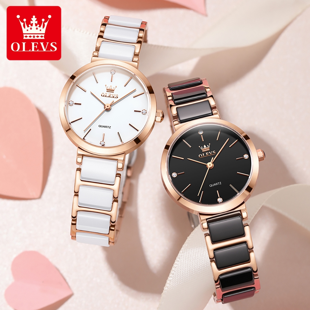 OLEVSレディース腕時計5877高級エレガントクォーツ腕時 - Luxury Watch Case のレビューと価格
