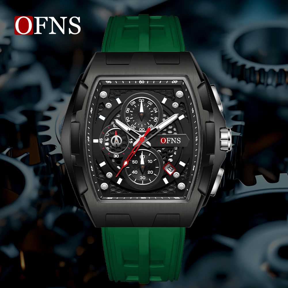 OFNS メンズファッションクォーツ時計多機能タイミングウォ - Luxury Watch Shop のレビューと価格