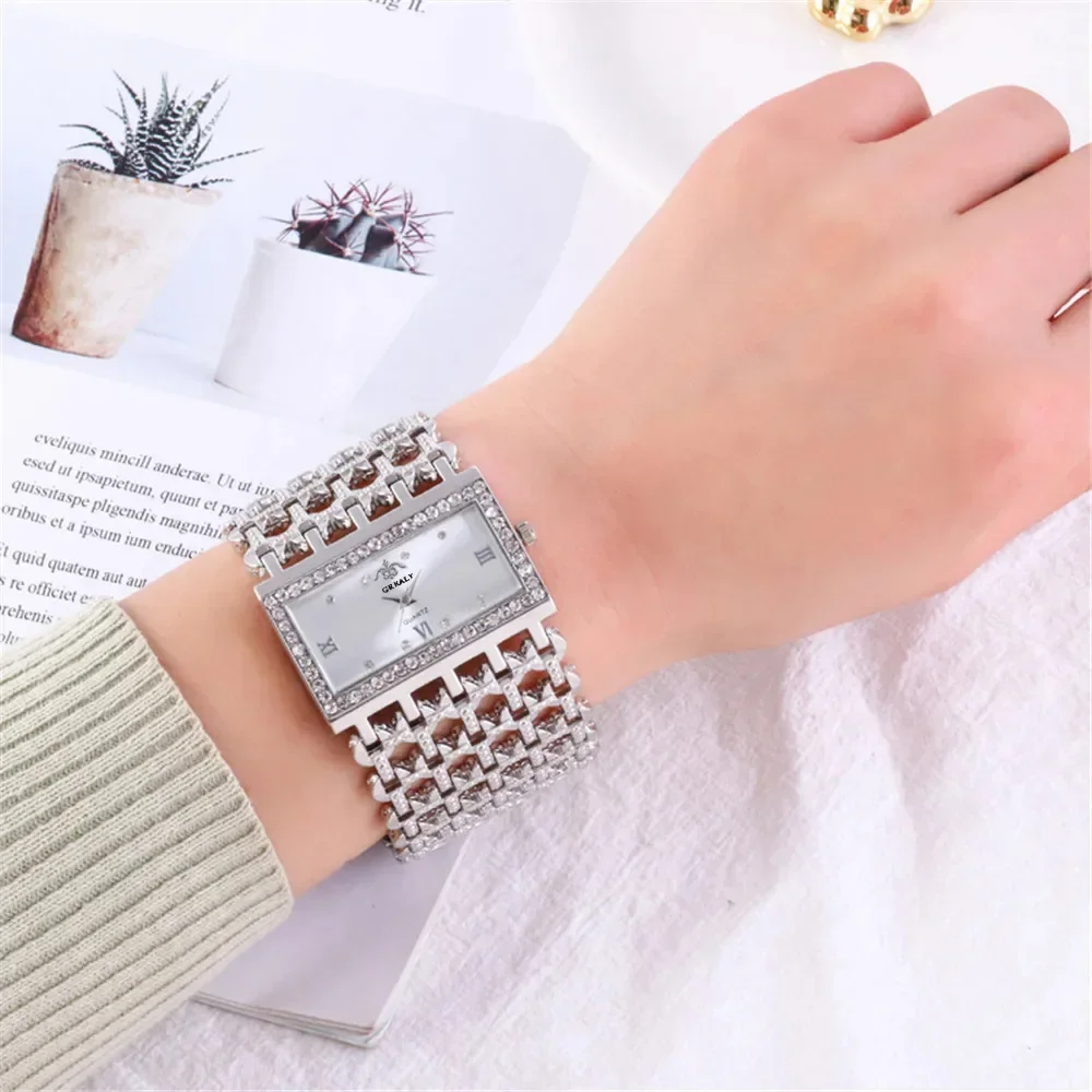 レディースファッション高級スクエアダイヤモンドクォーツ腕時計 - Luxury Watch Square のレビューと価格