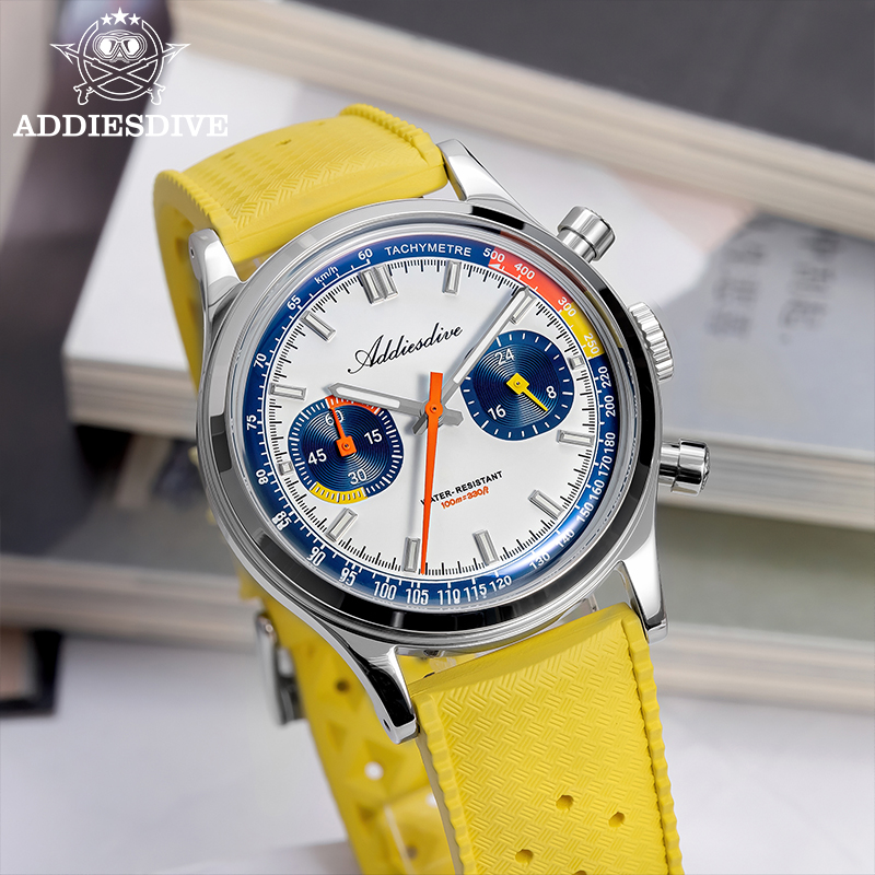 ADDIESDIVE ファッションメンズクォーツ腕時計 VK - Luxury Watch Rubber Strap のレビューと価格