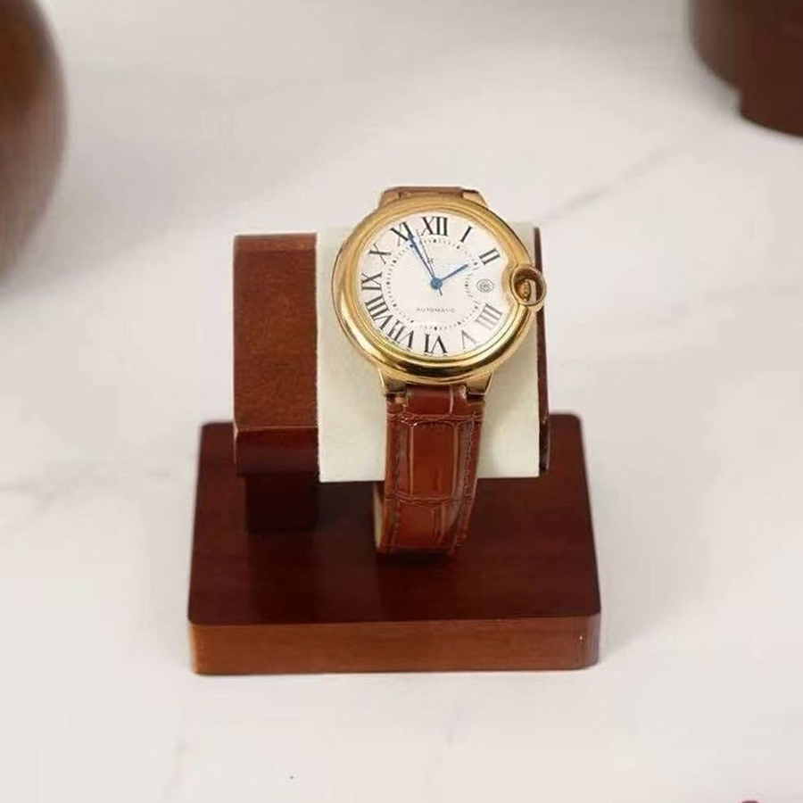 木製時計ディスプレイスタンド無垢材腕時計ブレスレットバングル - Luxury Watch Shop のレビューと価格