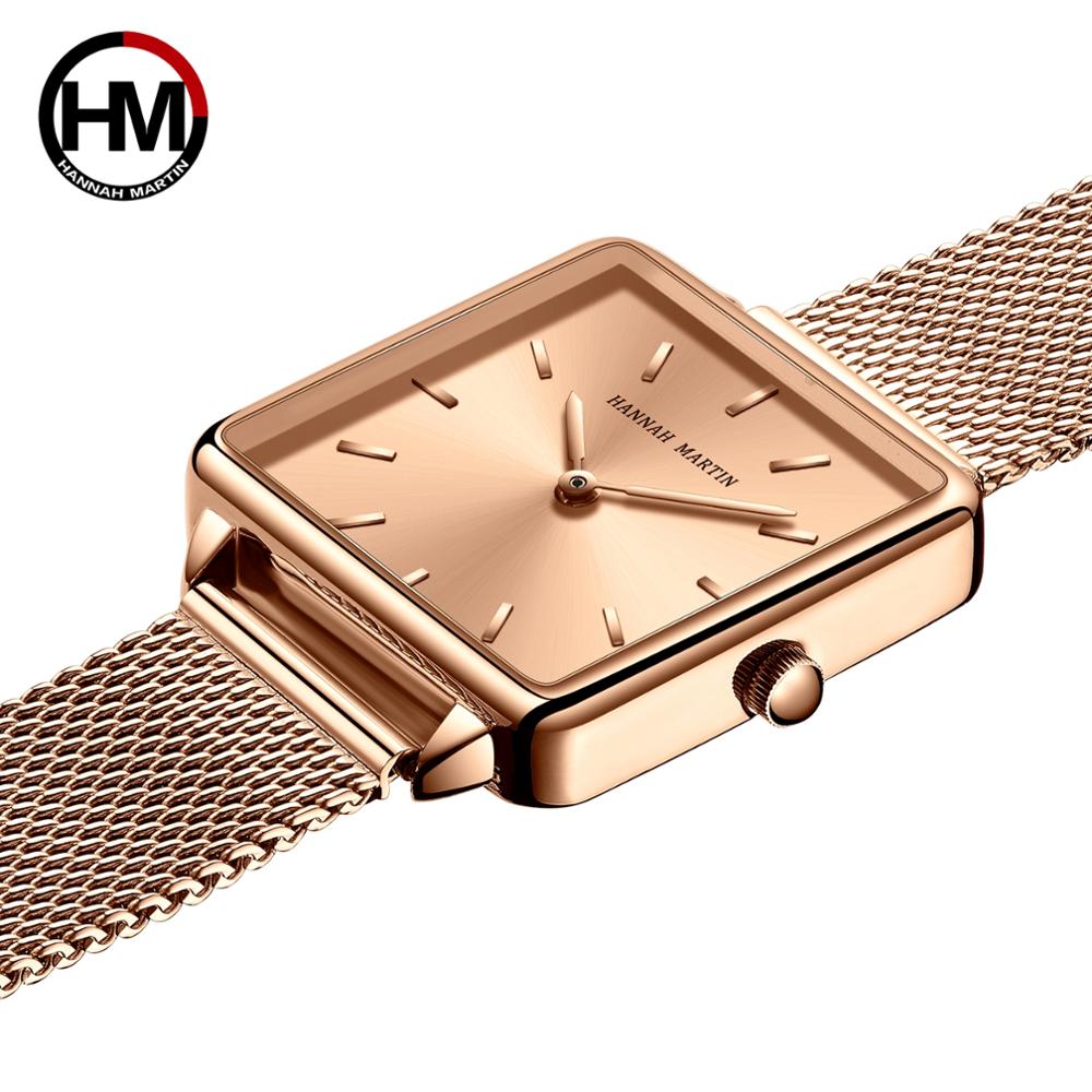 本革ストラップ日本クォーツムーブメントHM-108女性シンプ - Luxury Watch Square のレビューと価格