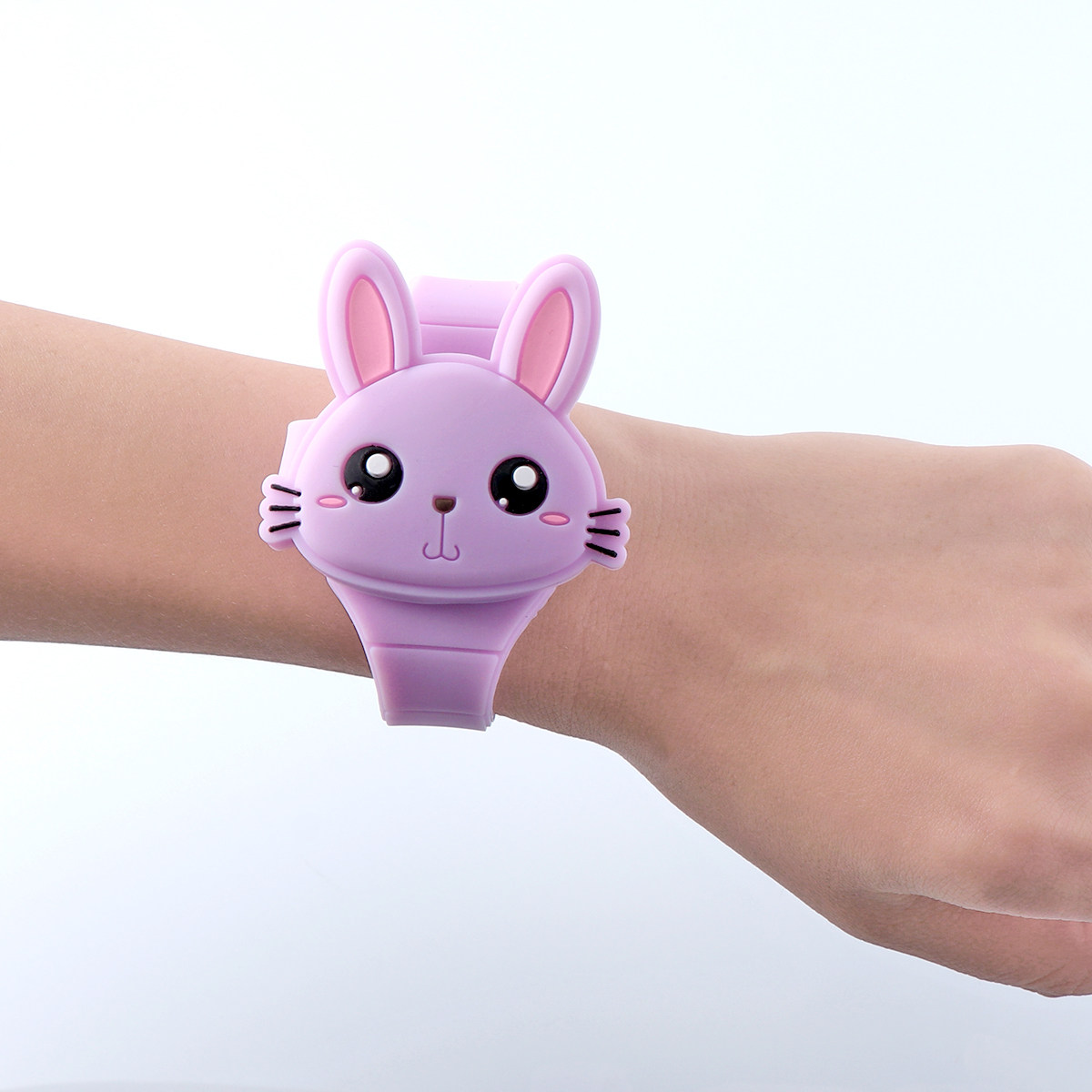 子供用ウサギ柄腕時計 シリコン素材 滑らかな表面 着けやすい - Luxury Watch Kids のレビューと価格