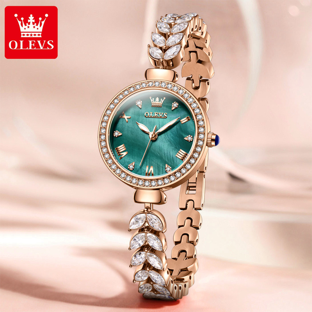 OLEVS ブランド腕時計レディースファッションクォーツ時計 - Luxury Watch Cheap のレビューと価格