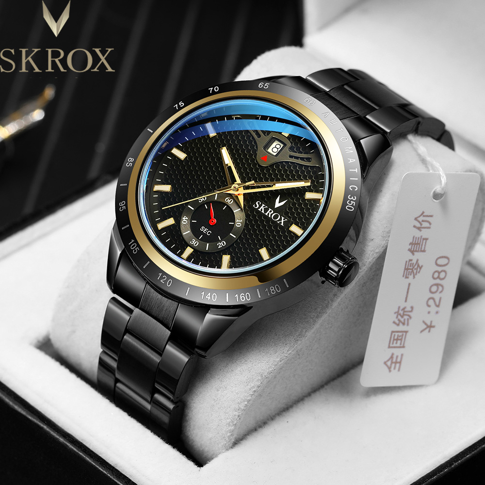 SKROX 高級ブランドサファイアステンレス鋼自動運動高品質 - Luxury Watch Winder のレビューと価格
