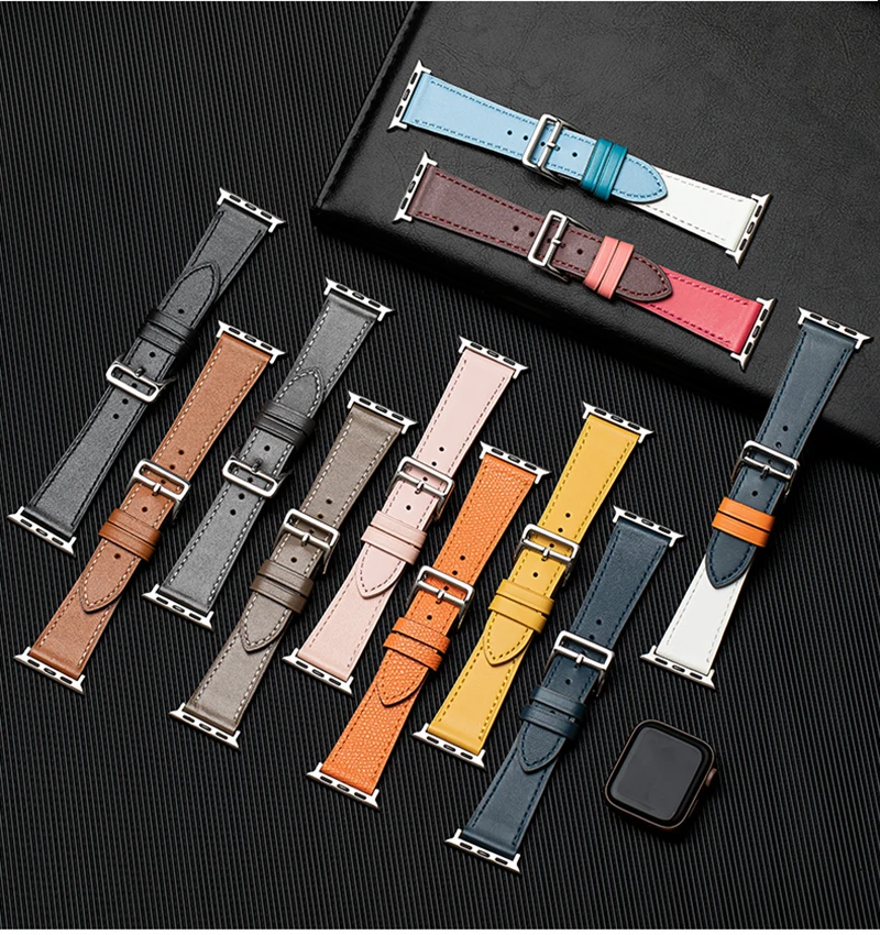 Apple Watch用レザーストラップ,高級ブレスレット, - Luxury Watch Hermes のレビューと価格