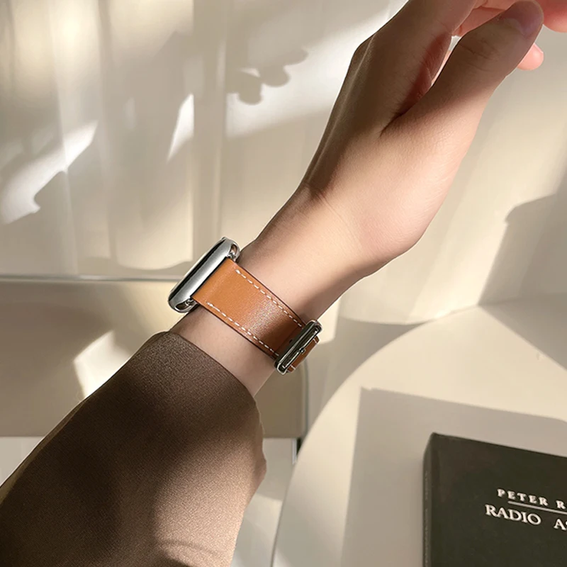 Apple Watch用レザーストラップ,高級ブレスレット, - Luxury Watch Hermes のレビューと価格
