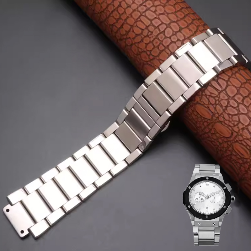 固体ステンレス鋼時計バンドウブロ時計ストラップ折りたたみバタ - Luxury Watch Hublot のレビューと価格