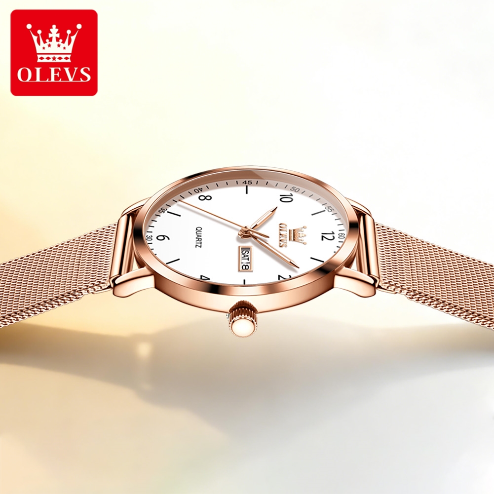 OLEVS 2996 女性腕時計オリジナルエレガントなスリム - Luxury Watch Cheap のレビューと価格