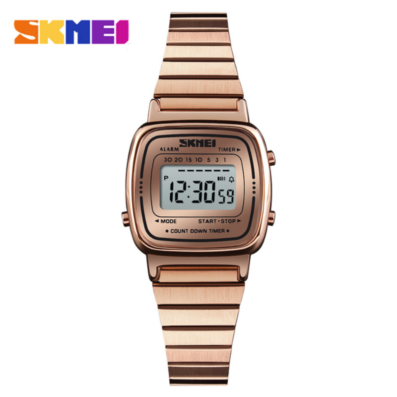 SKMEI 1901 高級スモールダイヤルデジタル女性腕時計 - Luxury Watch Kids のレビューと価格