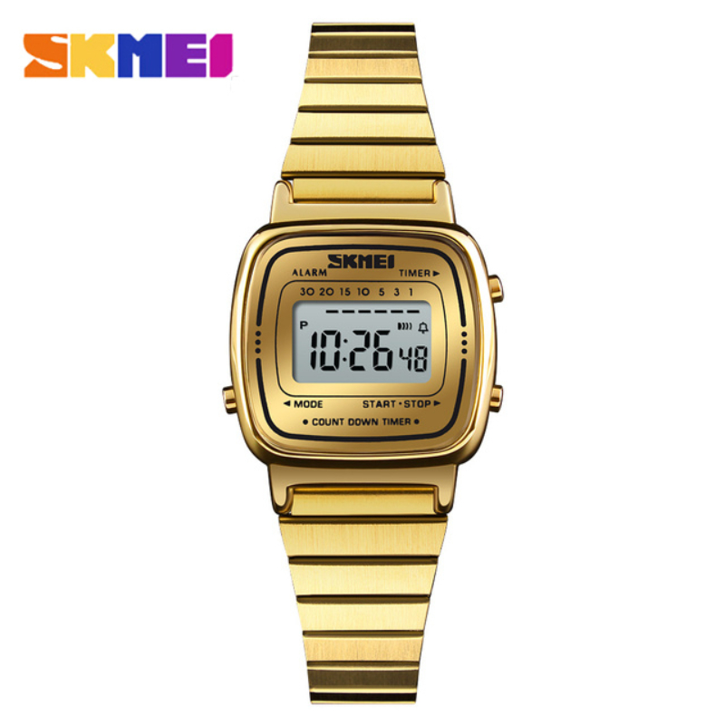 SKMEI 1901 高級スモールダイヤルデジタル女性腕時計 - Luxury Watch Kids のレビューと価格