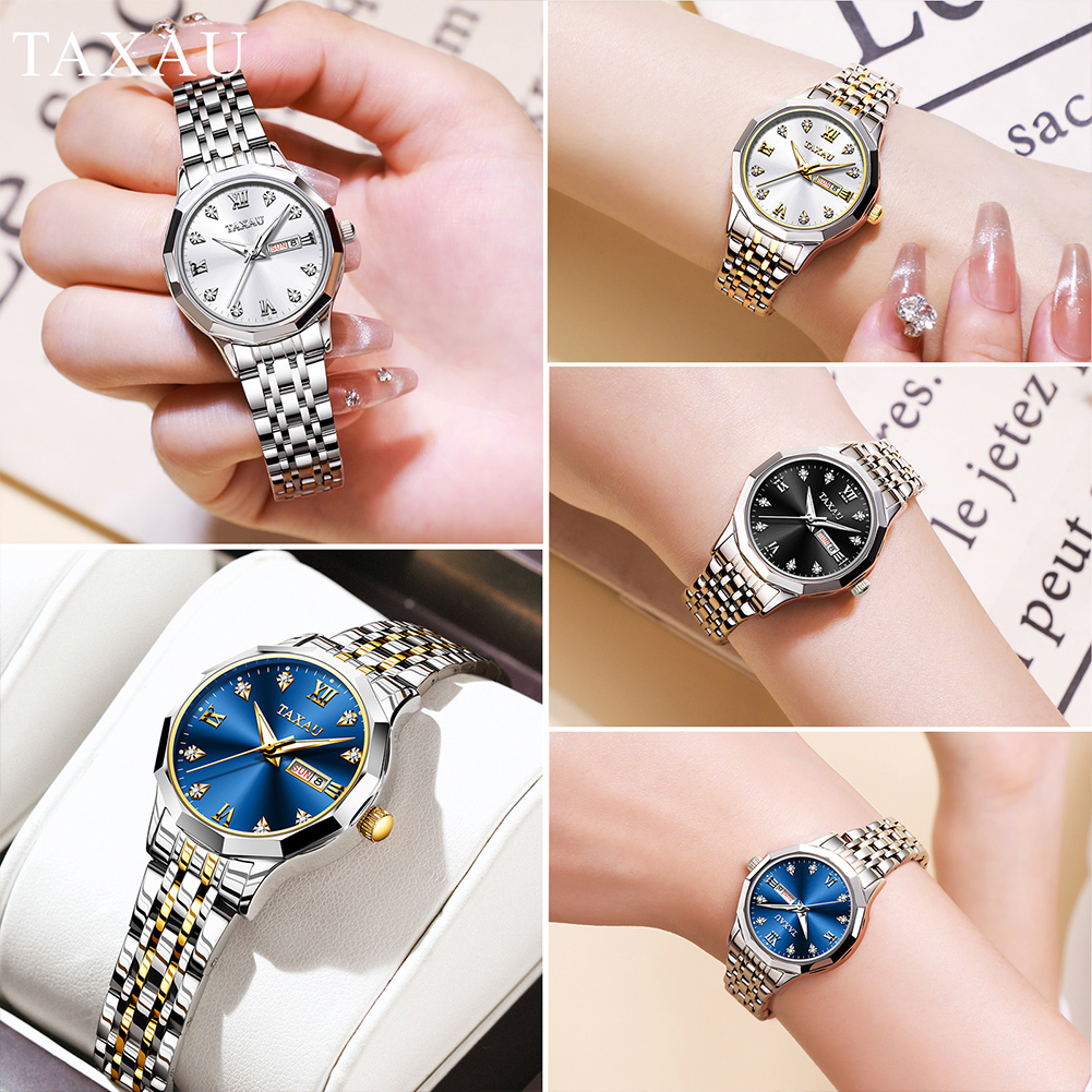 OLEVS ファッションゴールデン腕時計女性のためのステンレ - Luxury Watch Cheap のレビューと価格