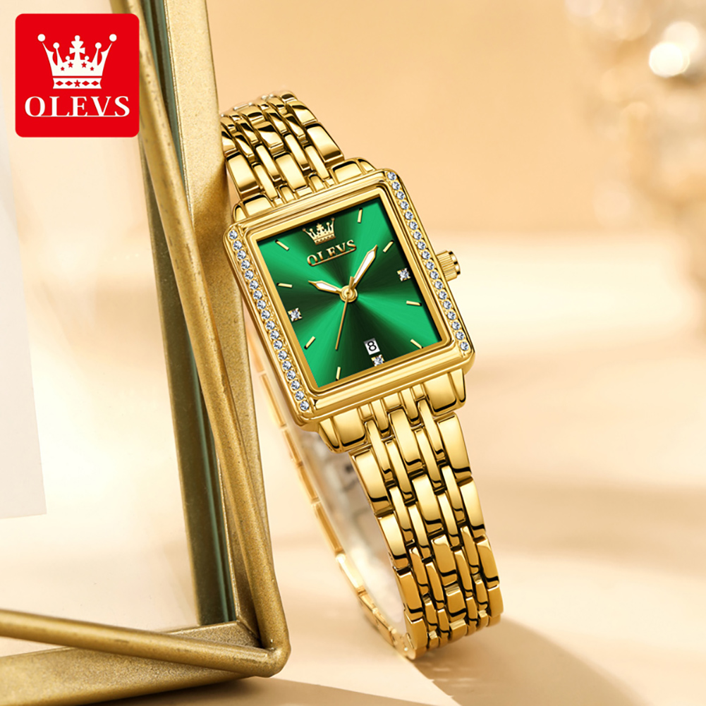 OLEVS 9995 日付時計女性用高級防水夜光時計エレガン - Luxury Watch Cheap のレビューと価格