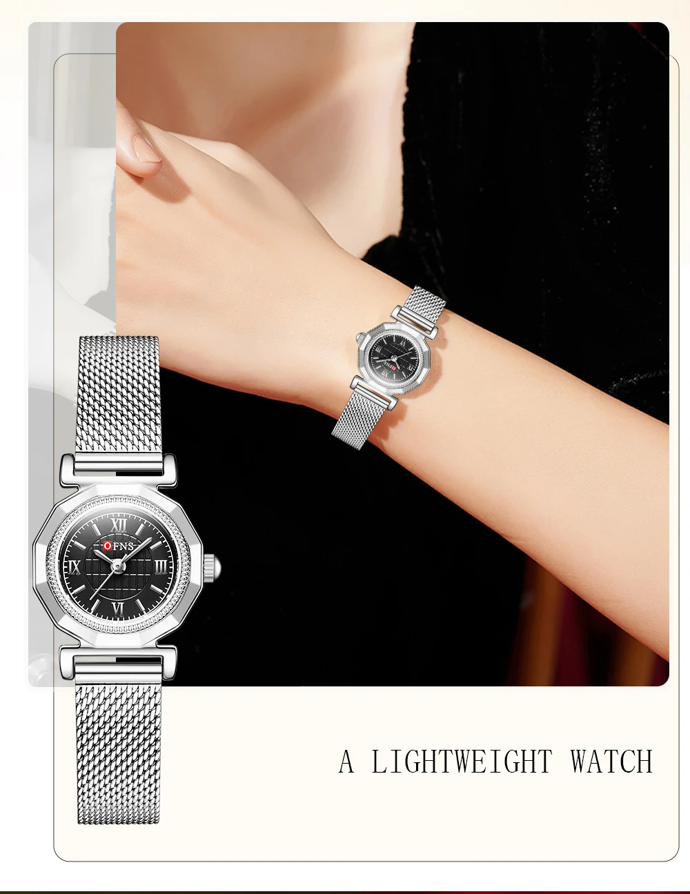 OFNS 1555 カジュアル高級レディースクォーツ時計防水 - Luxury Watch Shop のレビューと価格