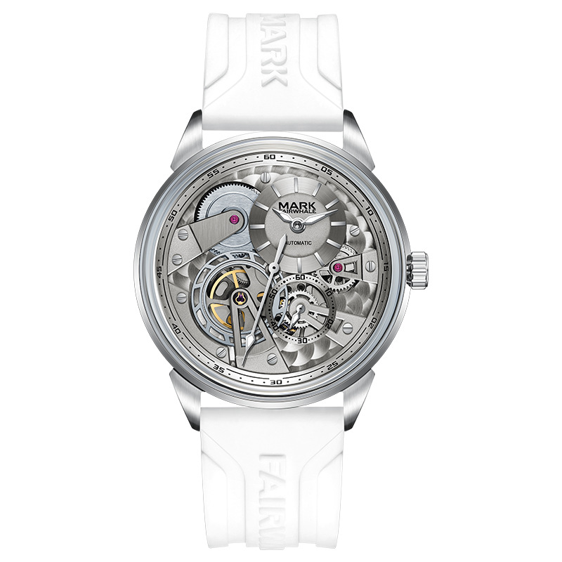 高級ビジネススケルトン夜光自動機械式腕時計（男性用、防水ラウ - Luxury Watch Rubber Strap のレビューと価格