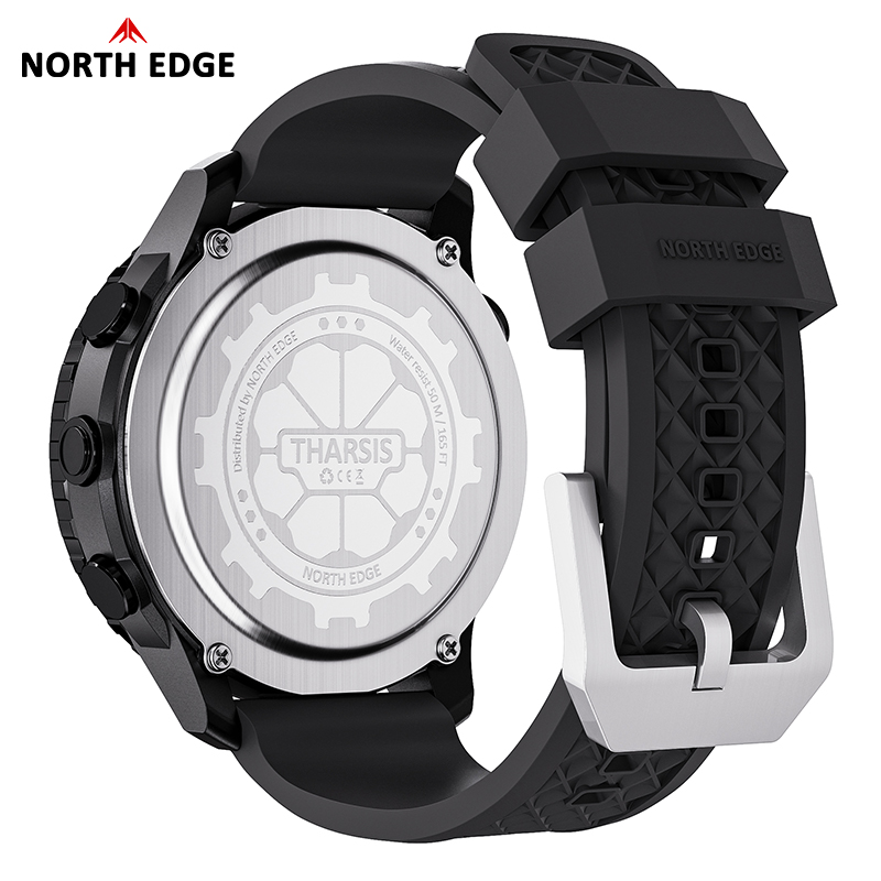 NORTH EDGE THARSIS メンズ カーボンファイ - Diver Watch 300M のレビューと価格