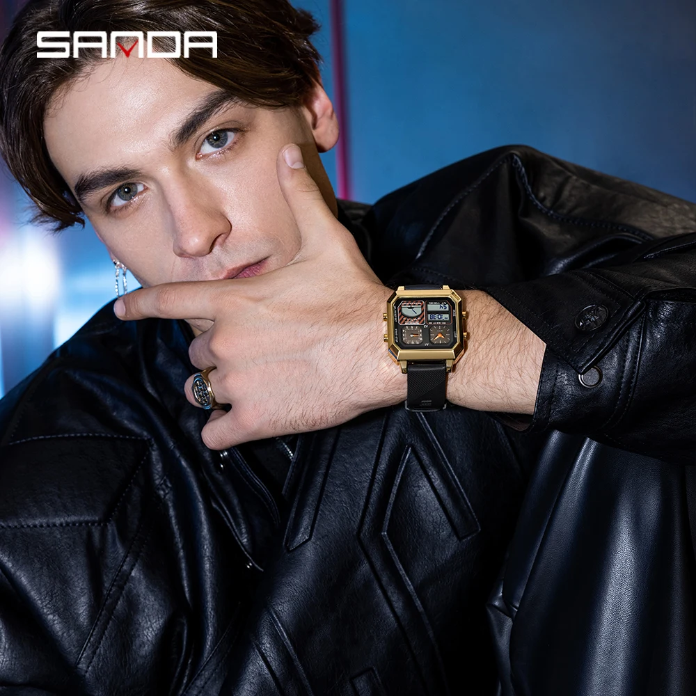 サンダ-男性用電子時計、インテリジェント温度計、トップブラン - Luxury Watch Shop のレビューと価格